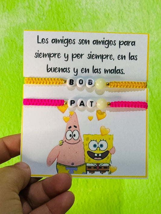 Pulseras Bob Esponja