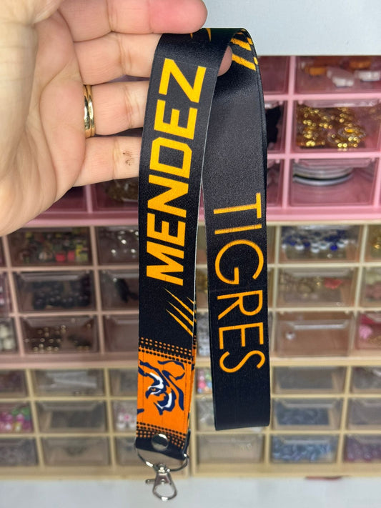 Lanyard portagafete tigres